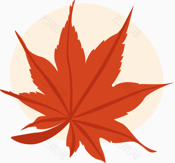 秋季矢量枫叶