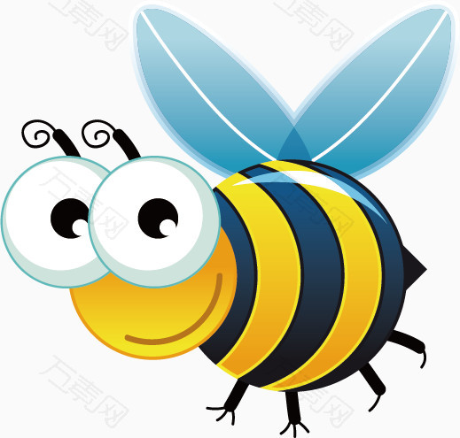 可爱卡通昆虫素材