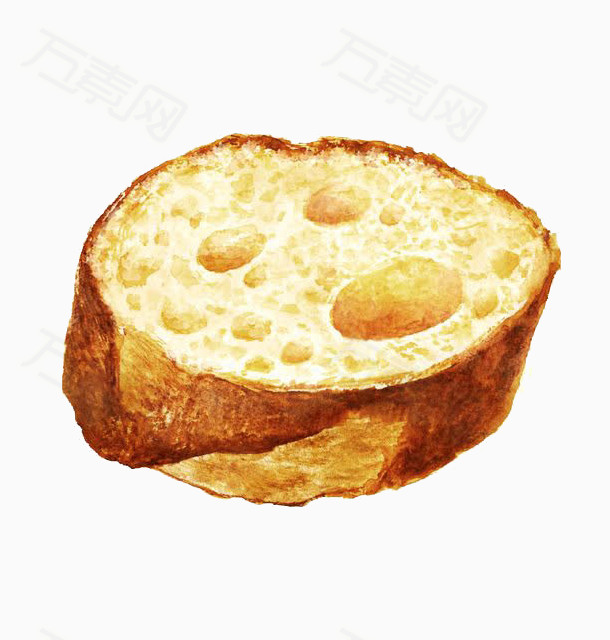 手绘面包