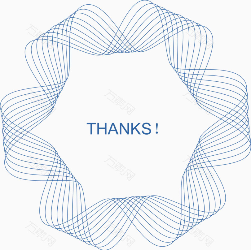 简约条纹结束页