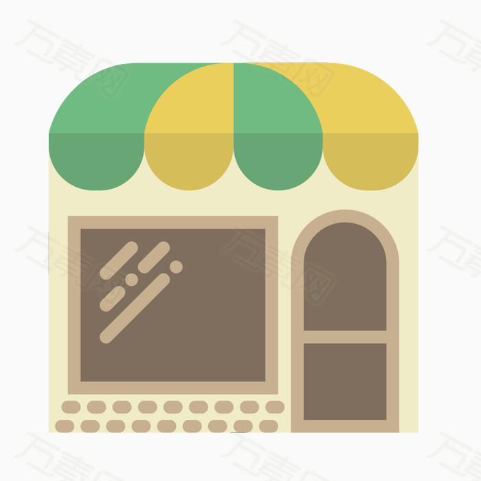 万素网 素材分类 米色蛋糕房 10626                           提示