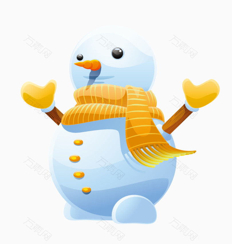 矢量雪人