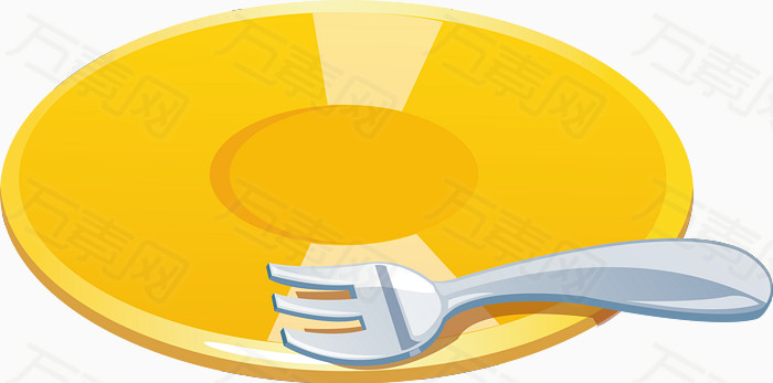 盘子png矢量素材图片免费下载_卡通手绘_万素网