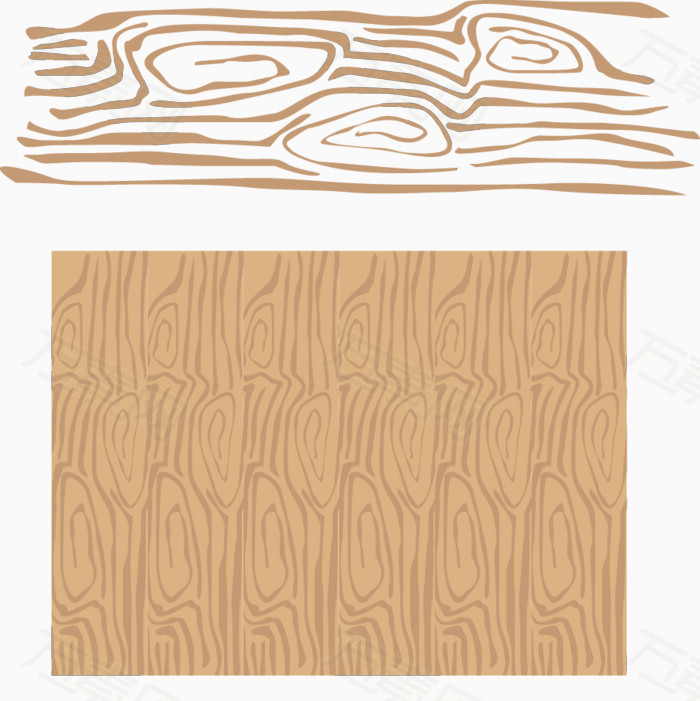矢量木纹素材