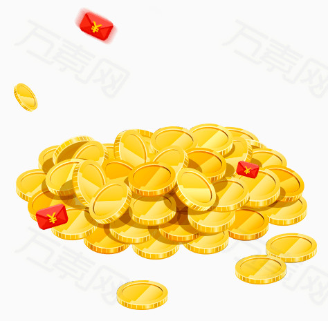 卡通金幣 金幣元素 金幣素材 紅包