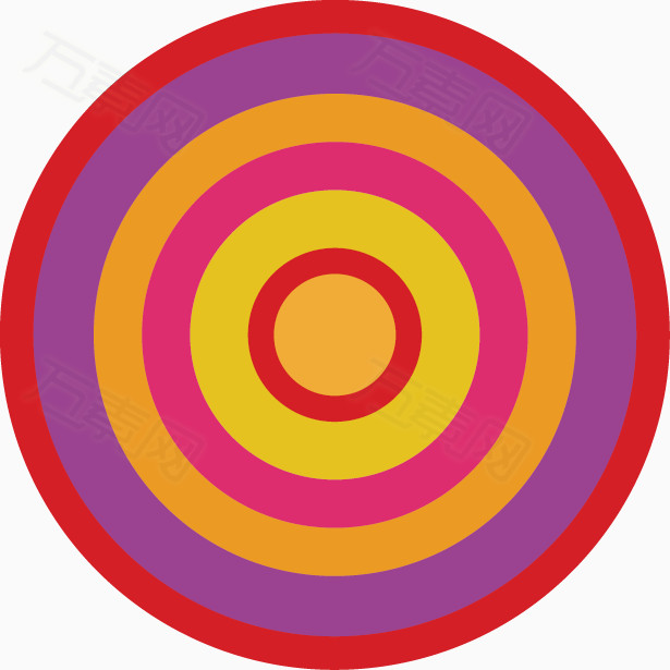 万素网 素材分类 彩色动感圆形 10460      