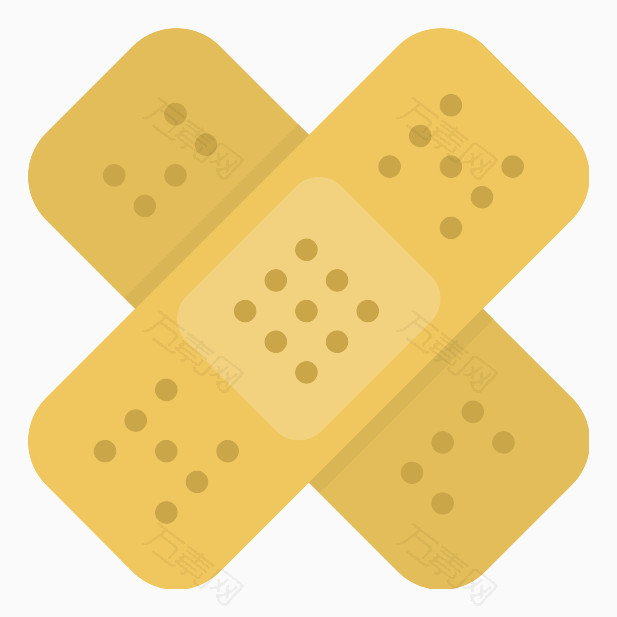 卡通可爱色彩创可贴素材