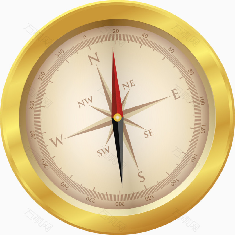 指南针金色图免抠元素免费下载,图片编号3136811,万素网