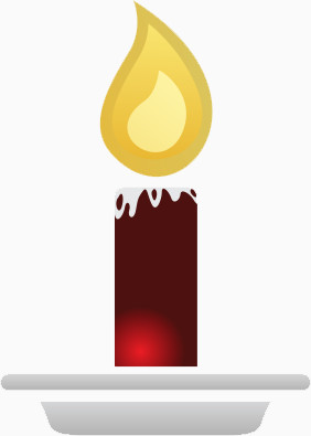 红色蜡烛符号图片