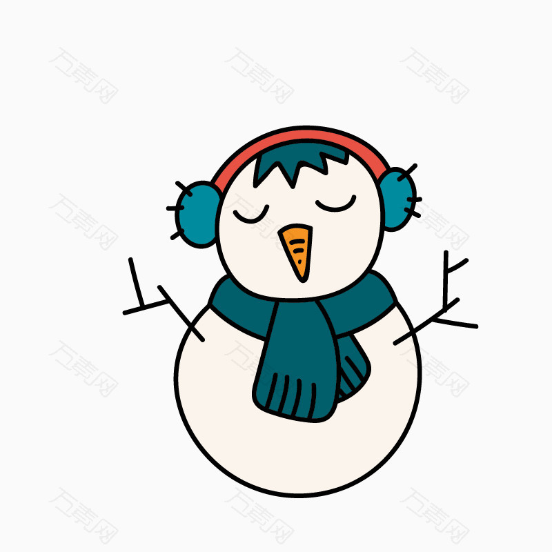 耳罩雪人