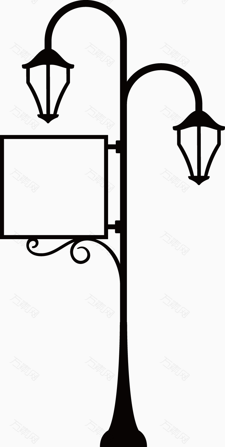 路灯矢量