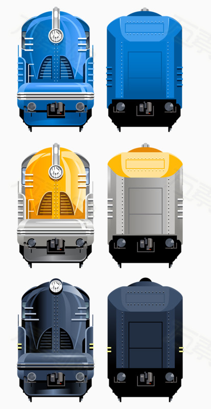各种火车头图片免费下载_卡通手绘_万素网