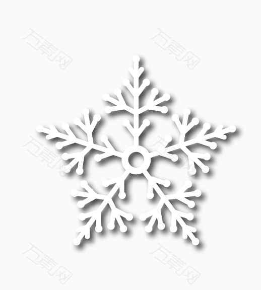 雪花免抠元素图片-元素素材4820638-万素网