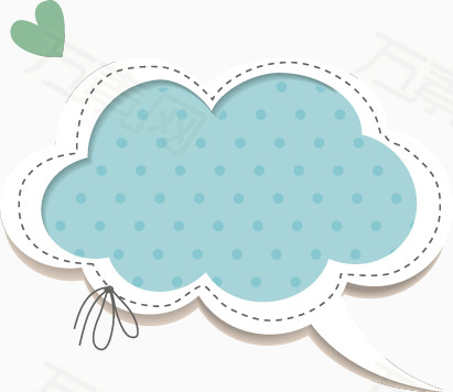 可爱的会话气泡