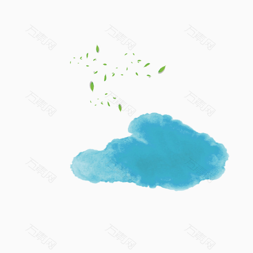 漂浮的云落叶