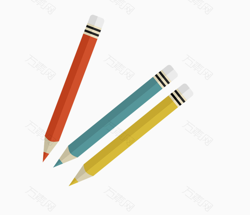 三支铅笔的qq头像高清图片