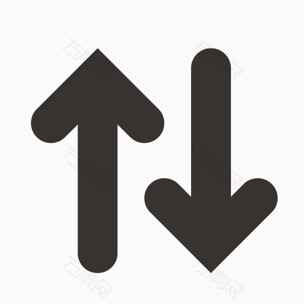 矢量上下箭头