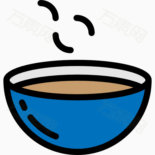 一碗冒热气的饮品