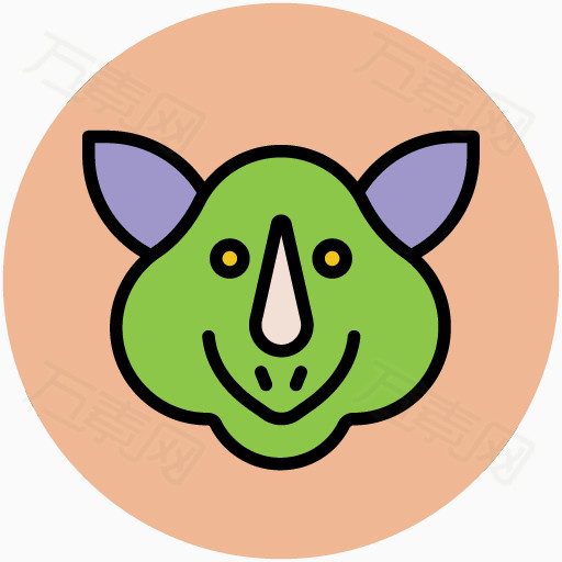 可爱元素动物图标