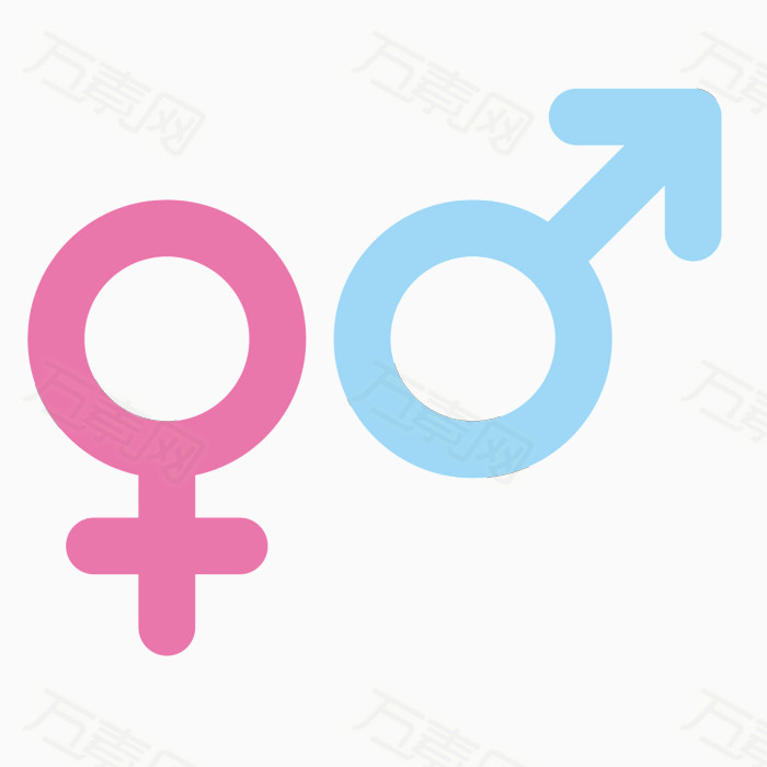 风景psd男女性别符号大全设计图__公共标识标志_标志男女符号矢量图