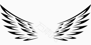 翅膀png元素素材图片下载-万素网
