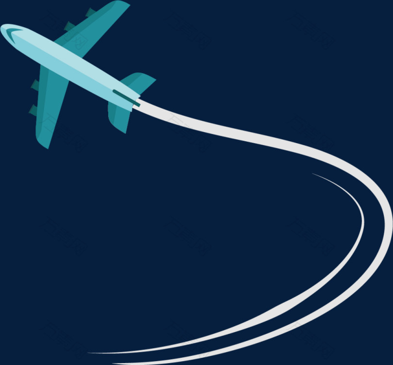 矢量手绘飞机
