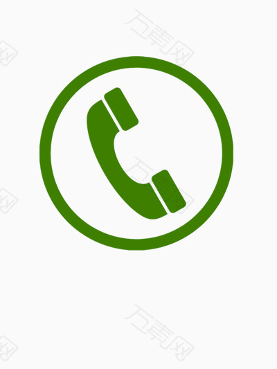 电话图标高清绿色图片