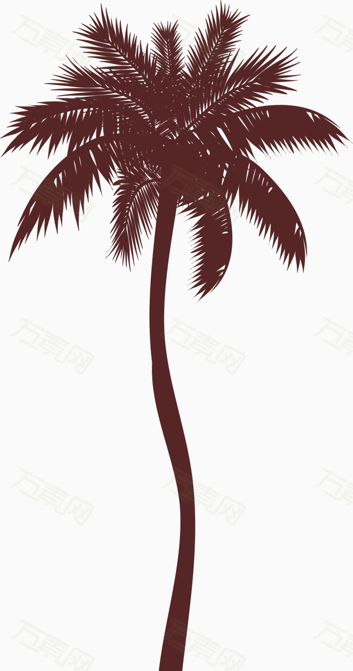 椰子树矢量图