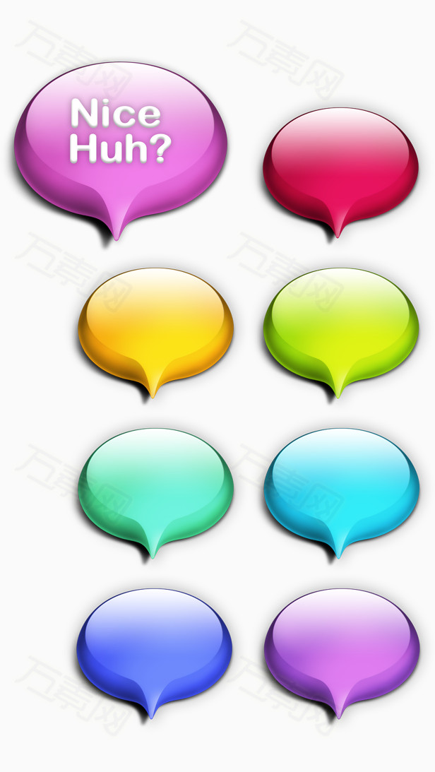 素材分类 气泡对话框 9672 万素网提供气泡对话框png设计素材,背景