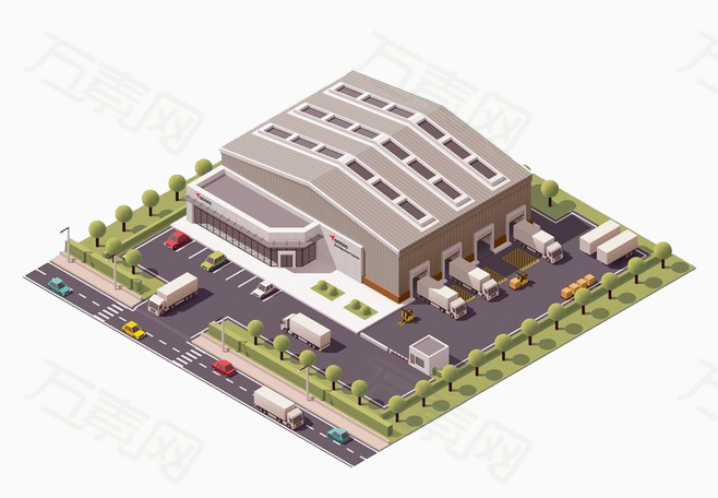 灰色交通中转站免费下载_卡通手绘_658像素_编号2544048_png格式