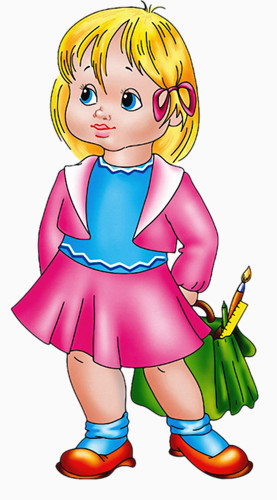  学生 小学 上学 卡通