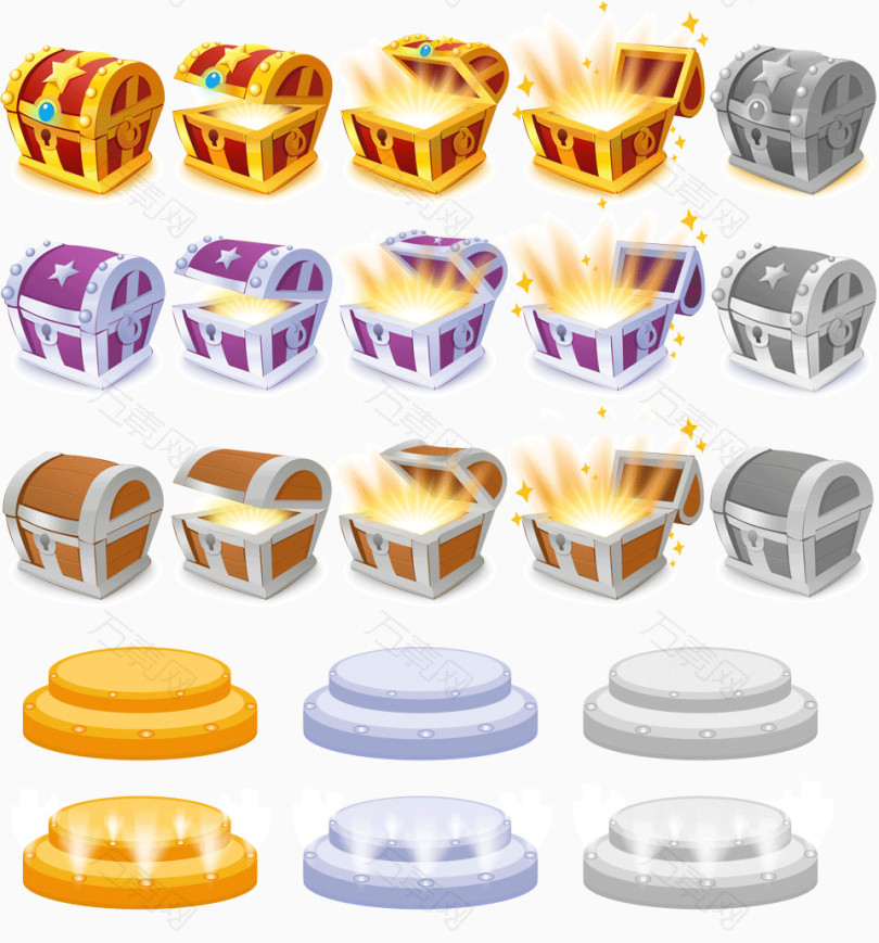 开宝箱集合