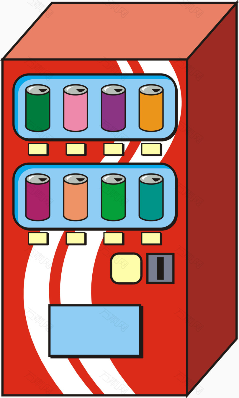 饮料机png矢量素材