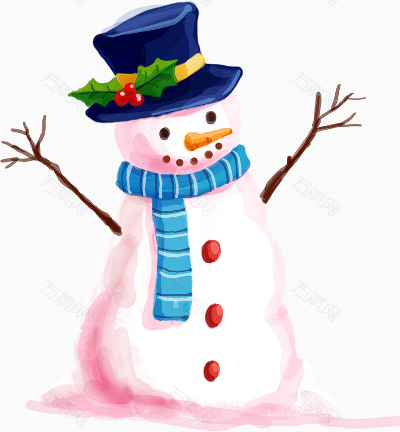 卡通雪人