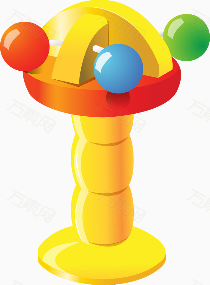 摇铃png矢量素材