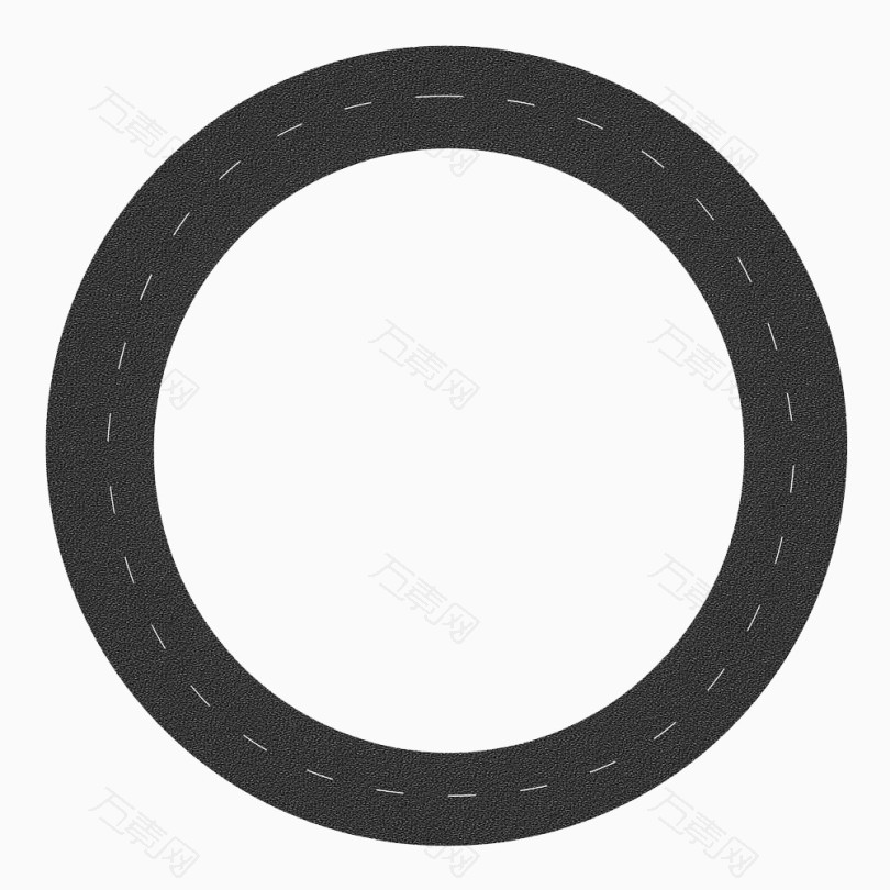 黑色环形公路