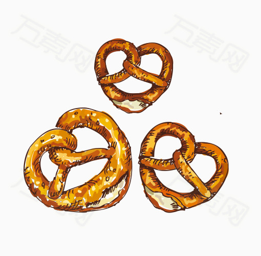 手绘 甜点 卡通 西点