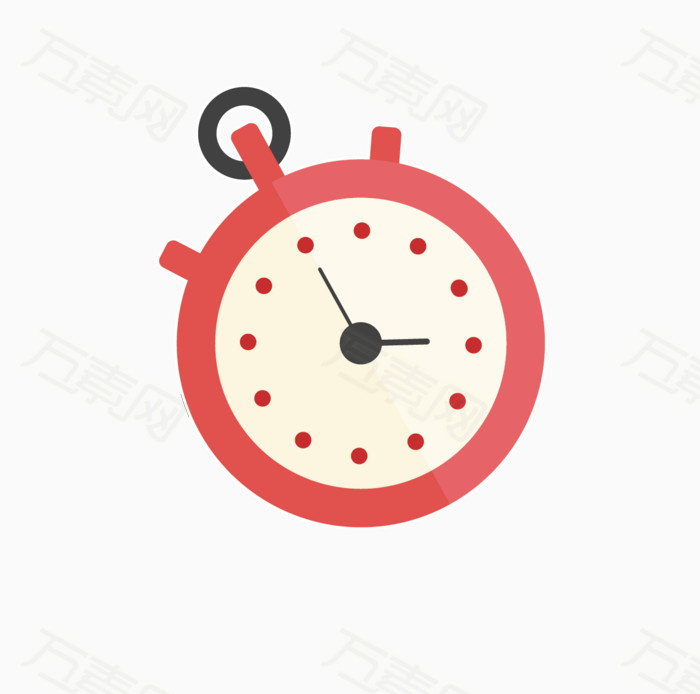 卡通手绘粉红色的表