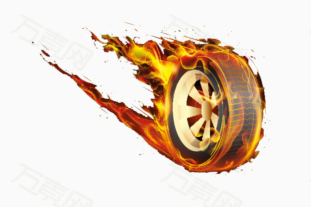 火焰轮胎
