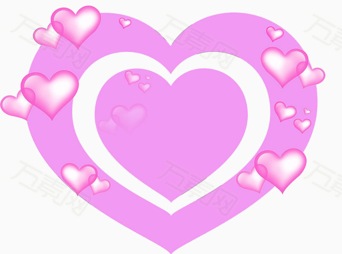 粉色爱心