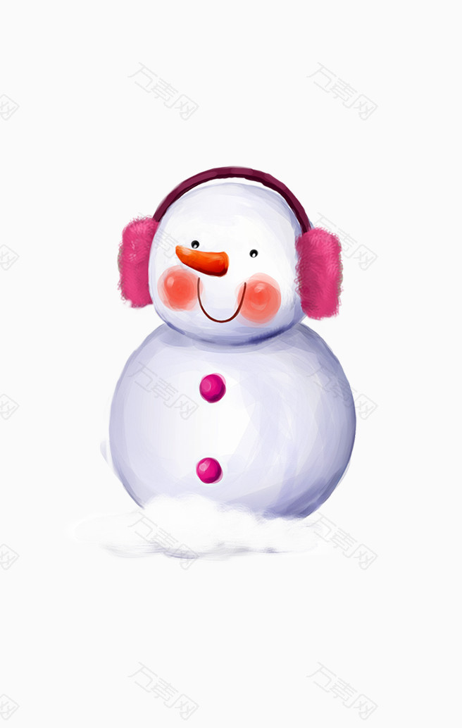 可爱雪人