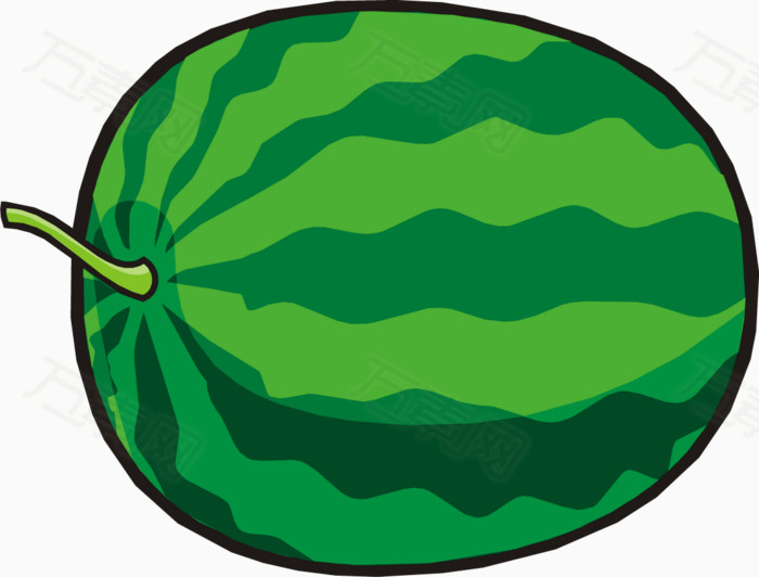 卡通西瓜免费下载_卡通手绘_1115像素_编号3215225_png格式_万素网
