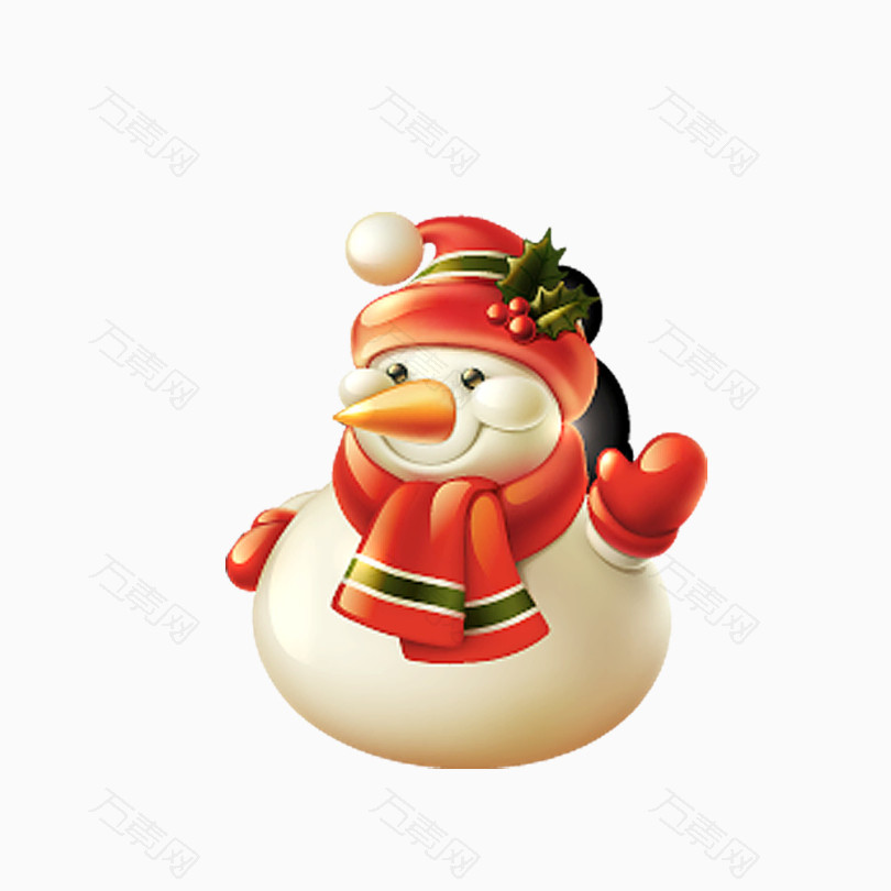 圣诞雪人素材图片