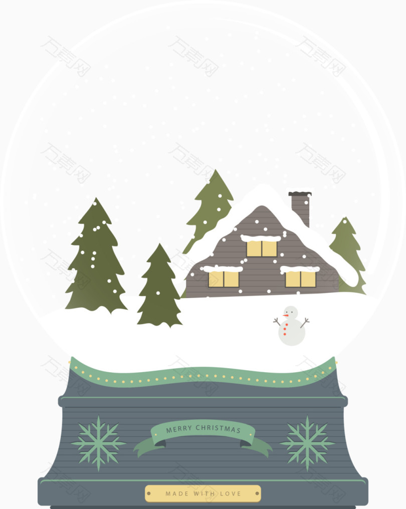 雪球里的冰雪世界