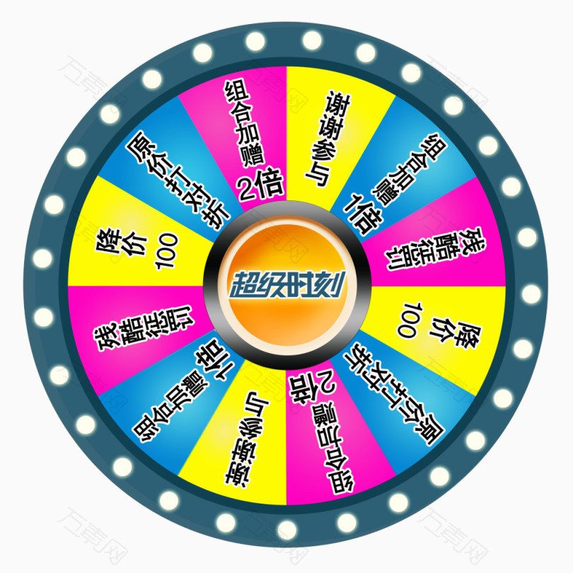 打折促销转盘