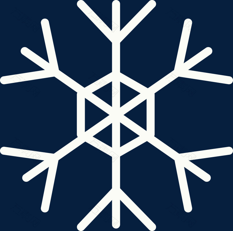 装饰元素雪花