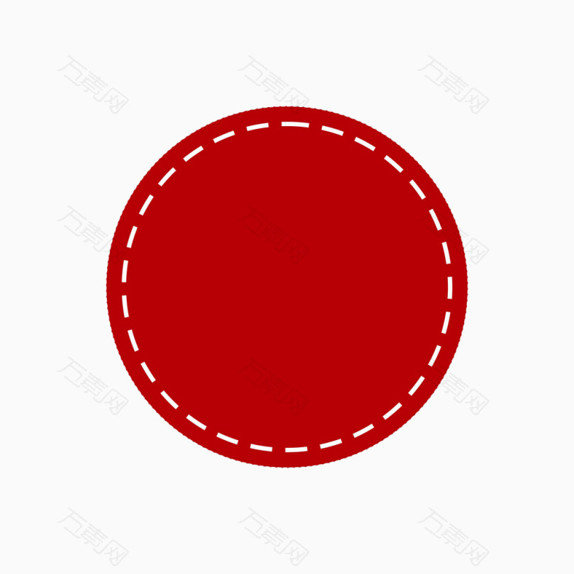 红色圆圈内标线图片
