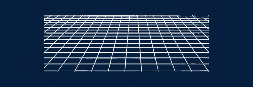 白色地平面网格线