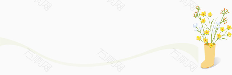 绿色花盆边框