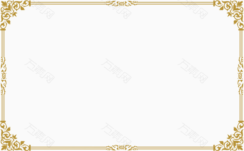 传统花边边框素材